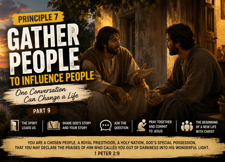 Principle 7 – Gather People – Gather People to Influence People (part 9)