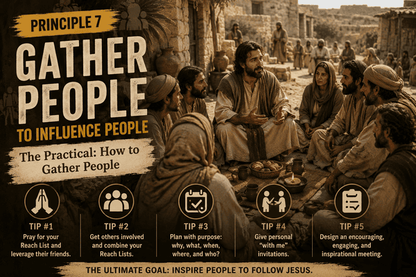 Principle 7 – Gather People – Gather People to Influence People (part 13)